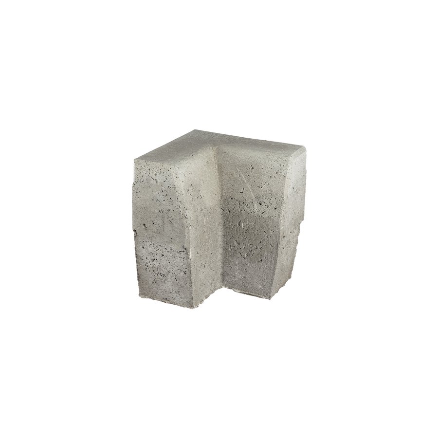 Fortovskantsten 7/10x30 cm Grå 90° indv. hjørner skarp