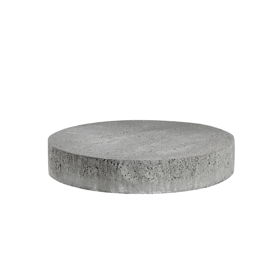 Runde fliser Ø40x7 cm Grå