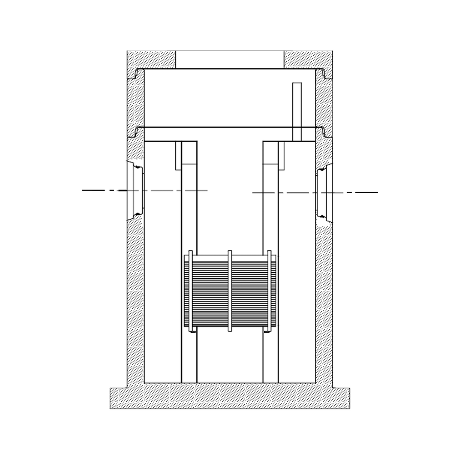 Unisep Lameludskiller 10/15-65 l/s 125 cm - KL. I/KL. II - max. hydraulisk flow
