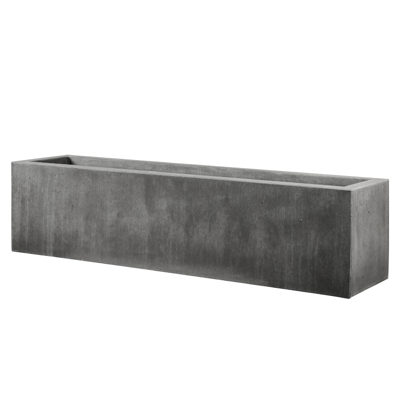 Plantekummer Nordicserien 300x50x50 cm Sort/Antracit m/bund