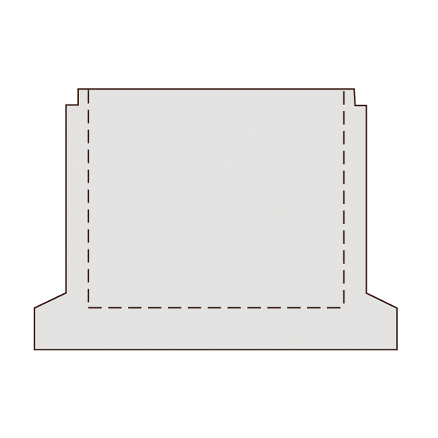 150 x 150 x 15 cm brøndring med bund gls - Perma