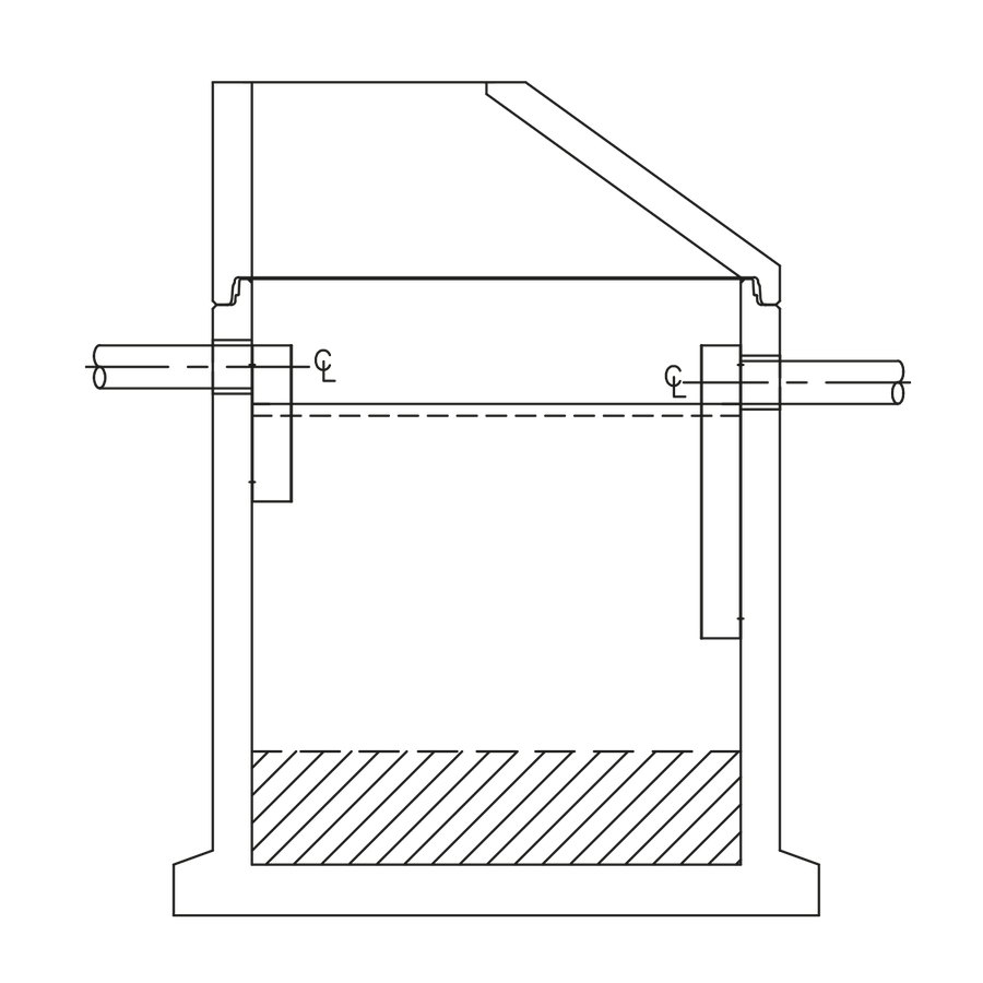 Unisep Fedtudskiller 2 l/s-100 cm