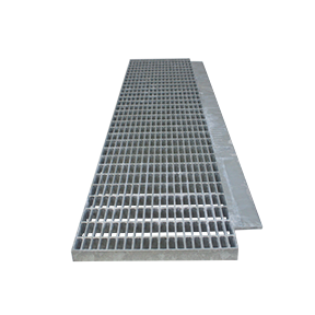 Sokkelaffugter 20x100 cm Gitterrist t/Indgangsparti